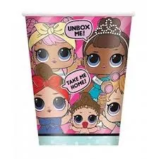 BICCHIERE CARTONCINO BIGIEMME LOL SURPRISE 8PZXCF