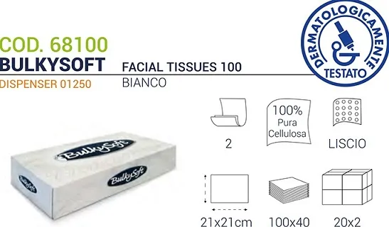 VELINE FACCIALI BULKY 100PZX40CF