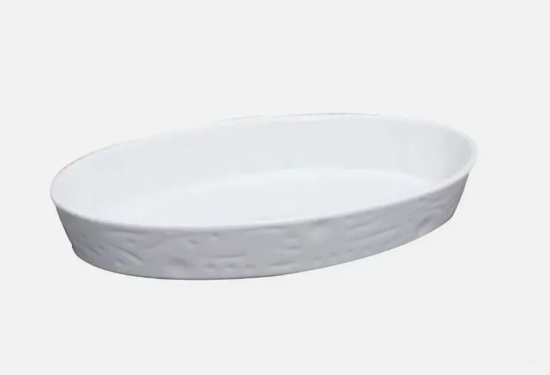 PIROFILA FORNO OVALE IMPILABILE CM28X17X4.5H PORCELLANA 3PZXCF 0000280 108592