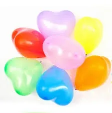 PALLONCINI CUORE ASSORTITI 12PZ