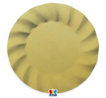 SOTTOPIATTO CARTONCINO D.30  WAVY GOLD MATT ORO 6PZXCF