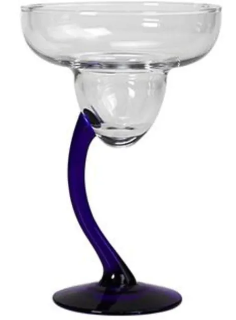 BICCHIERE COPPA MARGARITA BRAVURA 33CL BLU 12PZXCF VETRO