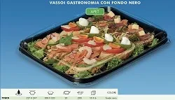 CONTENITORE SNACKIPACK SUSHI 327X247H20 200PZXCT