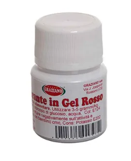 COLORANTI GEL ROSSO 20GR PER ALIMENTI
