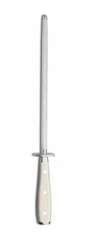 AFFILACOLTELLI C/MANICO BIANCO CM20.5 ACCIAIO