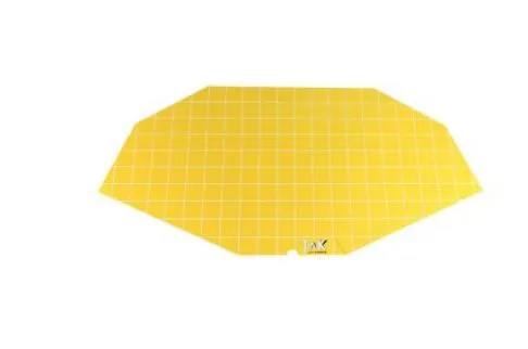 SUPERFICIE COLLATA GIALLA C/GRIGLIA x CLIC NICE 18-SMART 18 CM54X25 6PZX15CF