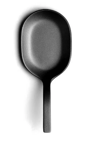 CUCCHIAIO DEGUSTAZIONE ACCIAIO LAB ICE OVALE NERO 100MM 6PZXCF