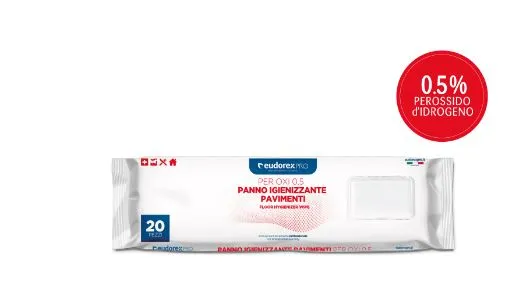 SALVIETTA IGIENIZZANTE PAVIMENTI PER OXY 0.5 20PZ 10CFXCT