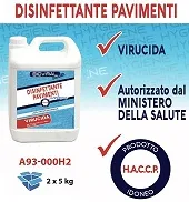 DETERGENTE BIOVIRAL VIRUCIDA PAVIMENTI 5LT 2PZXCT