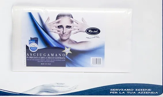 ASCIUGAMANI 100X200 CARTA SECCO GOFFRATO 20PZX3CF