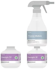 DETERGENTE BIOLOGICO DEOZYM 3C SUPER CONCENTRATO 230ML 20BTXCT