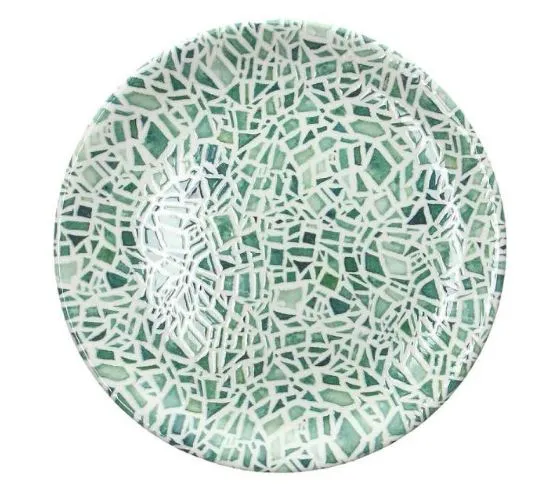 PIATTO DESSERT ATTITUDE EMERALD D21 PORCELLANA VERDE 12PZXCF