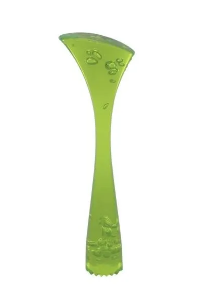 PESTELLO ZIGRINATO RIGATO POLICARBONATO VERDE FLUO
