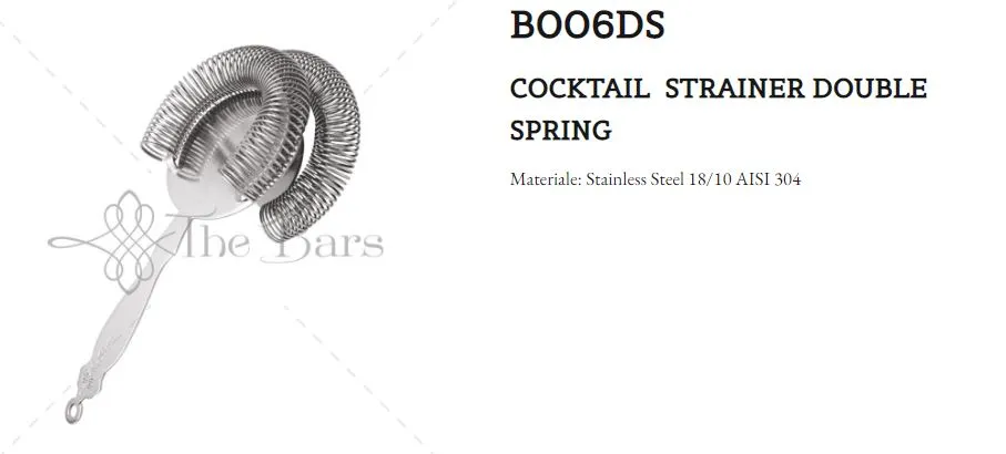 COLINO DOPPIA MOLLA COCKTAILS ACCIAIO 18CM