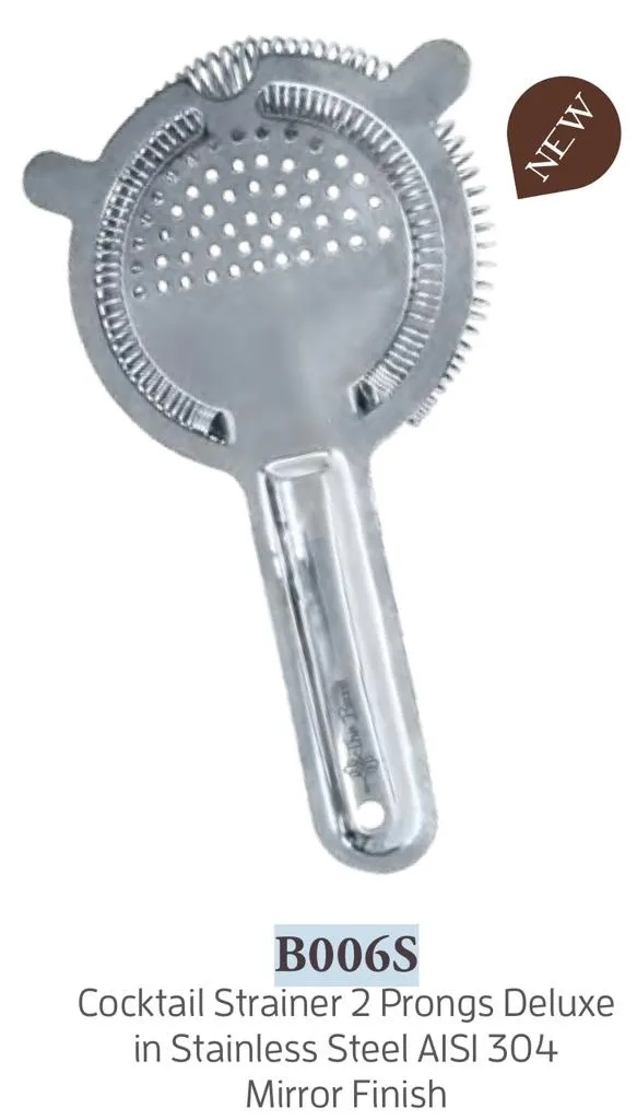 COLINO FILTRO DELUXE A 2 LINGUETTE COKTAILS CON MOLLA 360 ACCIAIO