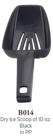 PALETTA GHIACCIO FORATA 280 GR NERA