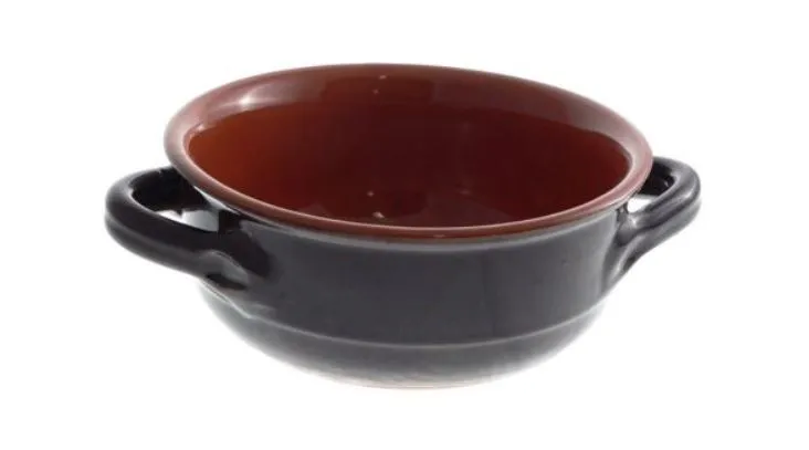 CASSERUOLA COCCIO C/MANICI D14 H5 PORCELLANA 12PZXCT
