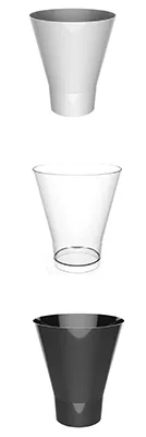 BICCHIERE CREAM 100CC 600PZ TRASPARENTE 15PZX40CF RIUTILIZZABILE