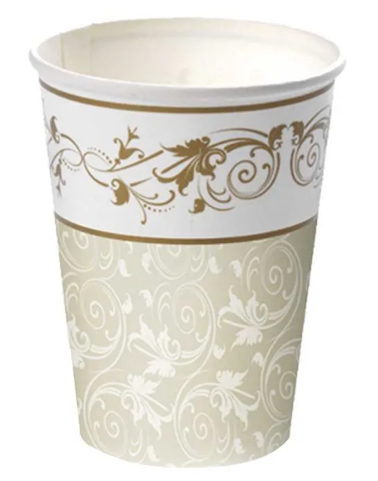BICCHIERE TAZZA CAFFE' CARTA BIO 75CC 50PZXCF NATALE CHRISTMAS 0792