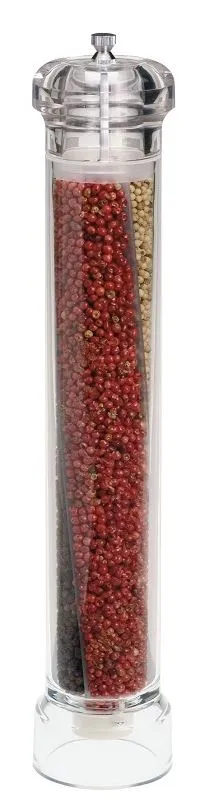 MACINA PEPE GIANT TAMPOGRAFATO ACRILICO TRASPARENTE 40CM SPEZIE INCLUSE