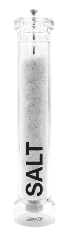 MACINA SALE GIANT TAMPOGRAFATO ACRILICO TRASPARENTE 40CM SPEZIE INCLUSE