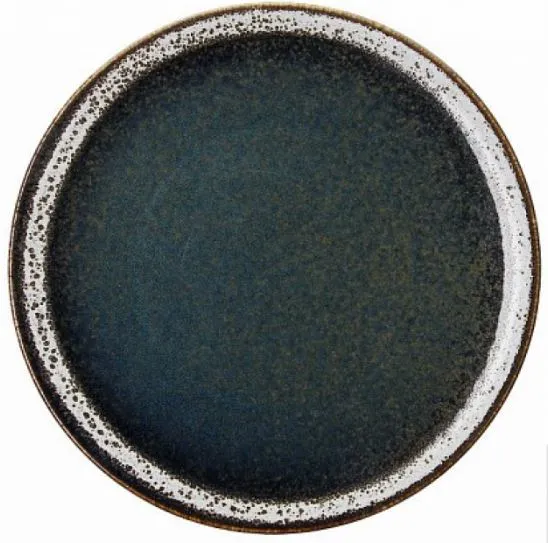 PIATTO PIANO BLOOM BLUE AND BROWN D27 PORCELLANA 6PZX4CFXCT