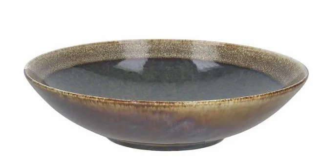 PIATTO FONDO BLOOM BLUE AND BROWN D21 PORCELLANA 6PZX4CF