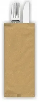 BUSTA PORTA POSATE T33X33 CARTA PAGLIA 1000PZ BPCPSF-1000 BU40/001-EP33