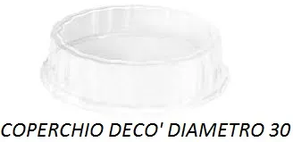 COPERCHIO PER VASSOIO TONDO LUXURY DECO TONDO D30 H4.5 ORO 10PZXCF