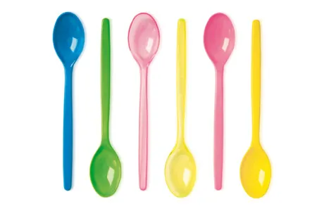 CUCCHIAIO GRANITA 14CM COLORI ASSORTITI 500GR 18CFXCT RIUTILIZZABILE S29I5