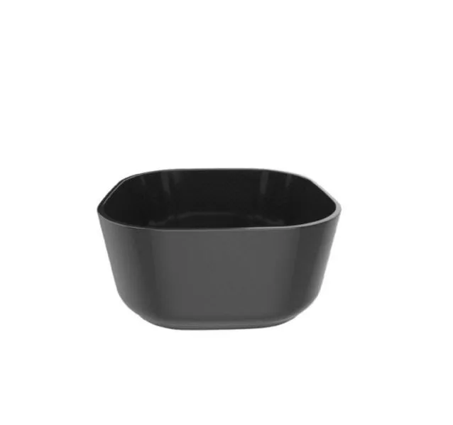 CIOTOLA X VASSOIO APERITIVO ENTREE' CM9.3X9.3 RIUTILIZZABILE  NERO 9PZX12CFXCT
