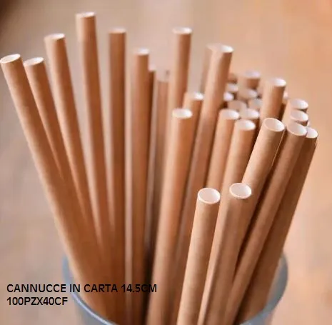 CANNUCCE IN CARTA 14.5CM AVANA 100PZX40CF