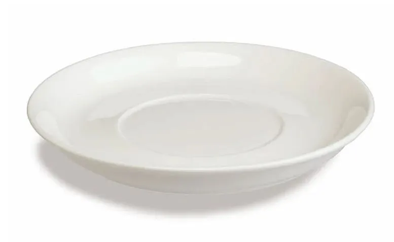 PIATTINO TAZZA CHIC D16 PORCELLANA BIANCO 6PZXCF