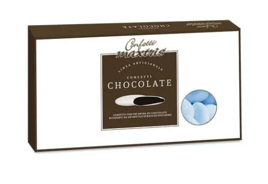 CONFETTO CIOCCOLATO MAXTRIS CELESTE 1KG(250PZ)