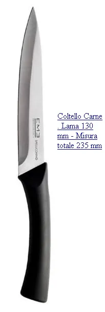 COLTELLO BISTECCA SPELUCCHINO LOVEME LISCIO 235MM