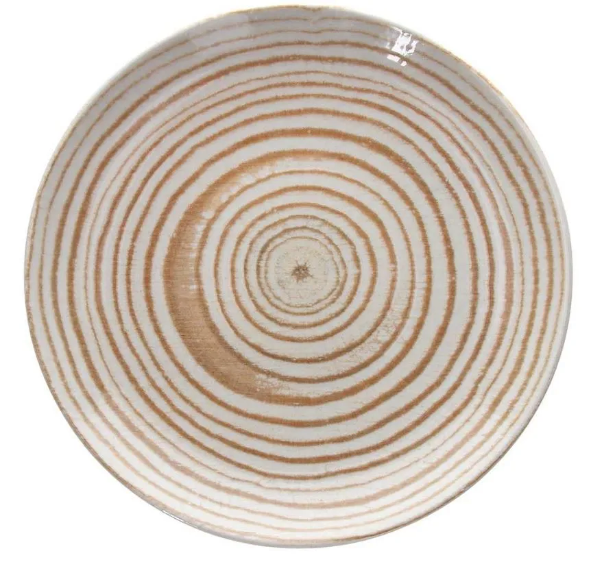 PIATTO PIANO COUPE GOBLIN D26 PORCELLANA BEIGE 6PZXCF