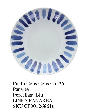 PIATTO FONDO COUS COUS COUPE PANAREA D26 PORCELLANA 6PZXCF