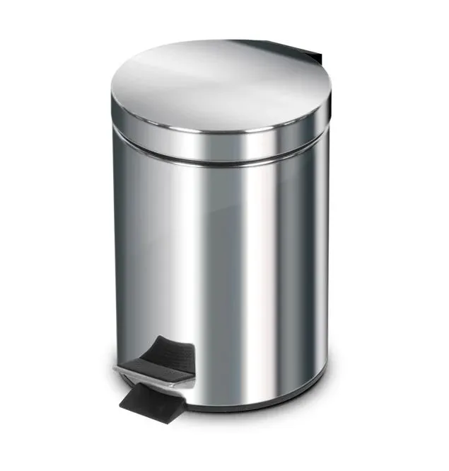 PATTUMIERA PEDALE LT3 16.7X27H ACCIAIO