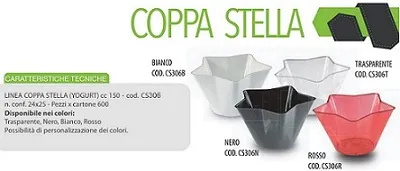 FING COPPA STELLA 150CC NERO 25PZX24CFXCT