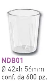 FING BICCHIERINO D42 H56MM 100PZ 6CFXCT