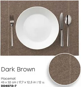 TOVAGLIETTA DAYDRAP 45X32 MARRONE SCURO 12PZ