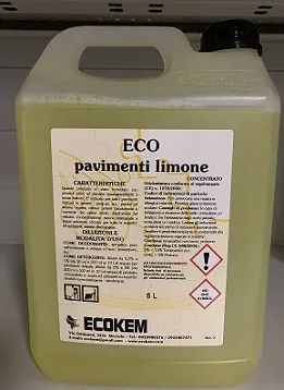 DETERGENTE PAVIMENTI ECO LIMONE CONCENTRATO 5LT 4FSXCT