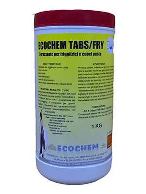 DETERGENTE TABS FRY PER FRIGGITRICE E BOLLITORI  30 PASTIGLIE 57201X5