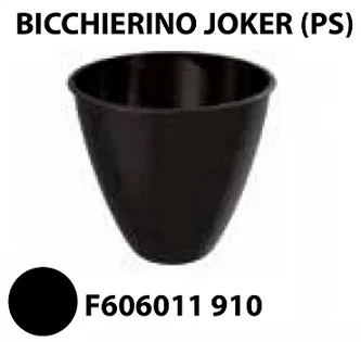 FING BICCHIERINO JOKER PS 75CC NERO 24PZX12CFXCT