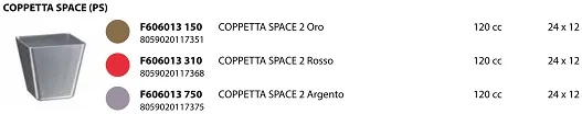 FING COPPETTA SPACE 2 120CC ORO 24PZX12CFXCT