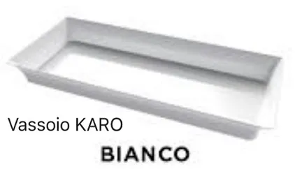 FING VASSOIO KARO 50X130MM BIANCO 24PZX12CFXCT