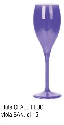 BICCHIERE FLUTE 160CC SAN VIOLA FLUO
