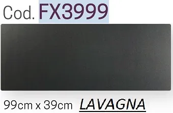 LAVAGNA FOREX 39X99 PVC ESPANSO NERA
