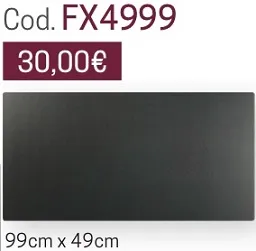 LAVAGNA FOREX 49X99 PVC ESPANSO NERA  FX9949