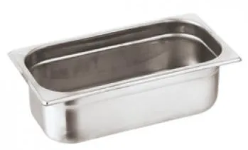 BACINELLA IN ACCIAIO GN 1/4 H mm 100 265X162 6PZXCT